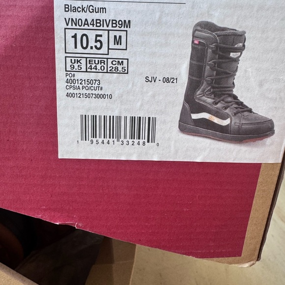 Men’s 10.5 vans snowboarding boots new - Picture 3 of 3